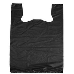 塑料黑色背心袋 背心垃圾袋 黑色厂家供应塑料袋 环保可降解