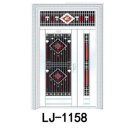江西友杰装饰 LJ-1158   对开子母门