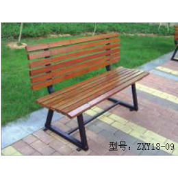 蛟河品牌休闲椅多人长椅定制塑木休闲长椅 钢板脚材质厂家采购