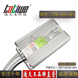通天王24V10.42A 24V250W银白色防水电源变压器