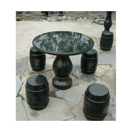 大理石材质的园林休闲桌椅