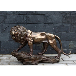 狮子雕塑铜雕好还是石雕好,狮子雕塑,恒保发铜雕厂家(查看)