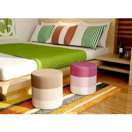 实木彩色时尚创意小圆凳 迷你家用换鞋凳
