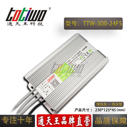 通天王24V12.5A银白色防水电源TTW-300-24FS