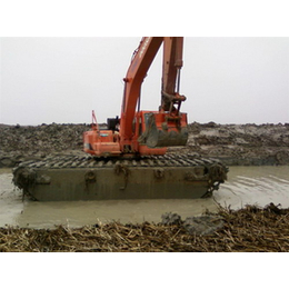 新盛发水上挖掘机,铁岭水陆两用挖掘机租赁