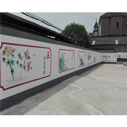 杭州彩绘、文化墙彩绘、彩绘