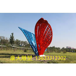 供应不锈钢蝴蝶雕塑厂家定制广场雕塑