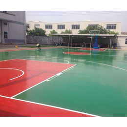 青岛硅pu篮球场_济南耀动_硅pu篮球场施工方案