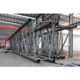 连云港管桁架|圣雄钢结构|圆钢管桁架规格