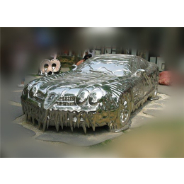 汽车模型雕塑制作|卡通造型汽车模型雕塑|汽车模型雕塑