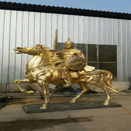 骑马人物雕塑|卫恒铜雕(在线咨询)|纯铜骑马人物雕塑铸造