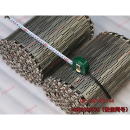工业设备用不锈钢链板输送带  带挡板链板传送带