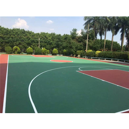 广东篮球场地坪施工 篮球场地面涂刷工程选君诚丽装缩略图