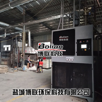 40万大卡燃气模温机在山东菏泽胶合板厂投入应用