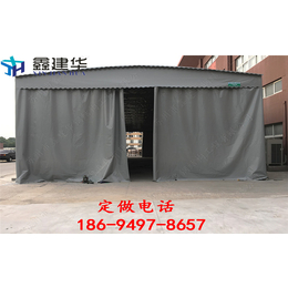 上海嘉定区户外雨棚厂家定做移动仓库帐篷防违建活动伸缩棚