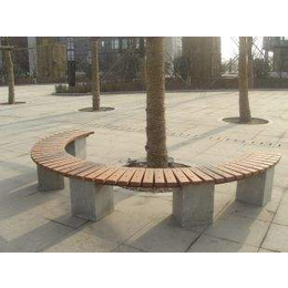 大连市定制树围椅厂家地址 碳化木树座凳 休息树池凳座椅*