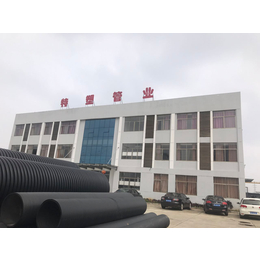 江西特塑品牌厂家供应HDPE钢带增强螺旋波纹管市政工程排污管