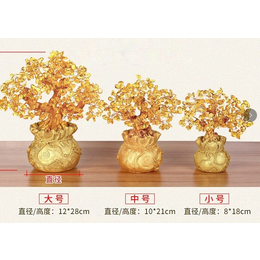 江西黄水晶树摆件,罡王实业,惠州天然黄水晶树摆件