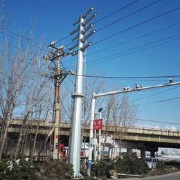 贺州市双回路10kv钢管杆制造地脚螺栓生产