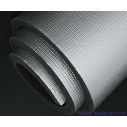 保温厂家生产带铝箔橡塑自粘开口式铝箔橡塑保温管规格