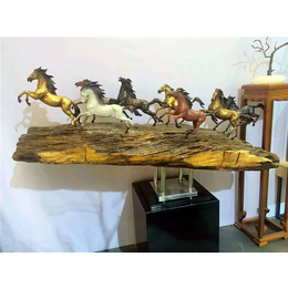 河北博创铜马雕塑厂(图)|八骏马雕塑|马