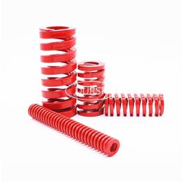 ISO10243标准矩形螺旋弹簧机械行业设备弹簧红色模具弹簧