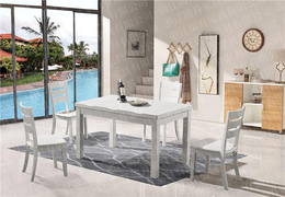欧式实木圆桌定制-瑞升餐桌椅款式多样-广东实木圆桌
