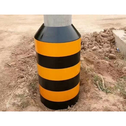 防撞桶 电力线杆防撞墩 塑料电杆防撞桶 圆柱警示放光防撞桶