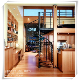 武汉亚誉艺术楼梯|孝感旋转钢木楼梯安装|十堰钢木楼梯安装