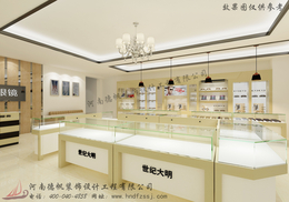 海安眼镜店装修公司 海安眼镜店展柜定制厂家 眼镜柜台生产制作