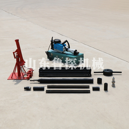 鲁探单人手持QTZ-3D 便携式电动取土取沙钻机取样*