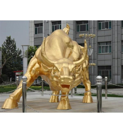 武汉广场铜牛-世隆雕塑-广场铜牛雕塑