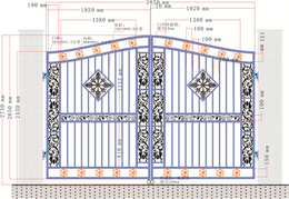 中式围墙栏杆-广元围墙栏杆-铭浩金属制品有限公司