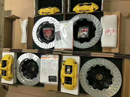 宝马328改装BremboGT六活塞刹车卡钳套装带有质保卡