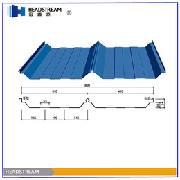 沧州双层彩钢瓦价格表-宏鑫源-0.6mm双层彩钢瓦价格表