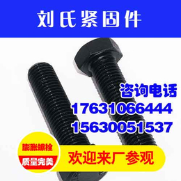 高强度螺栓生产厂,刘氏紧固件(在线咨询),金华高强度螺栓