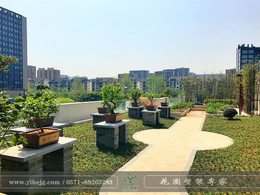 杭州屋顶花园设计-一禾园林-杭州屋顶花园设计公司