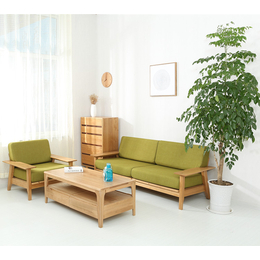 北欧茶几简约现代客厅茶几电视柜组合日式原木色家具