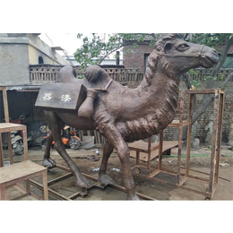 内蒙古广场铜骆驼雕塑厂家-世隆工艺品