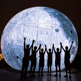 充气月球展览_蓝客游乐设备_充气月球