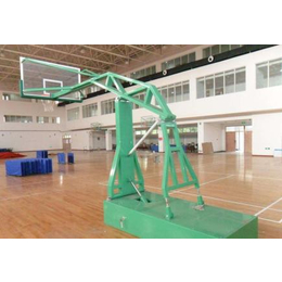 液压移动篮球架安装|保定移动篮球架|冀中体育公司