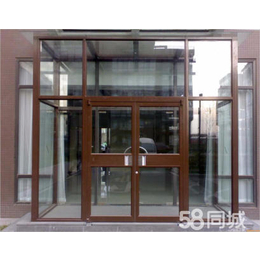 天津河东区安装玻璃门肯德基玻璃门无框门有框门