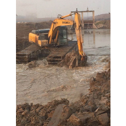 水上挖机出租公司|防城港水上挖机出租|新盛发水上挖掘机