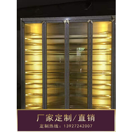 不锈钢玻璃酒柜,不锈钢酒柜酒架(在线咨询),亳州不锈钢酒柜