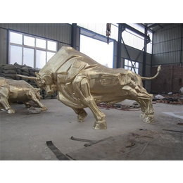 河北博创铜牛雕塑公司(图)|定做室外大铜牛|铜牛