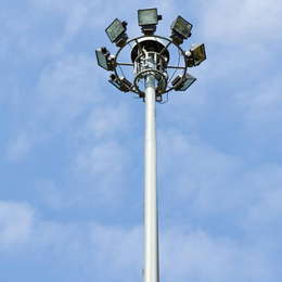 定制15-25米升降式高杆灯  热镀锌喷塑灯杆 坚固*