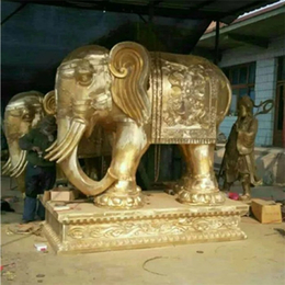 山西大象雕塑、实力商家、风水大象雕塑制造