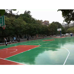 泰安莱芜枣庄篮球场*地坪地面施工