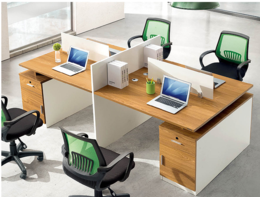 郑州办公桌销售 职员工位桌带柜工位厂家* 办公家具以旧换新