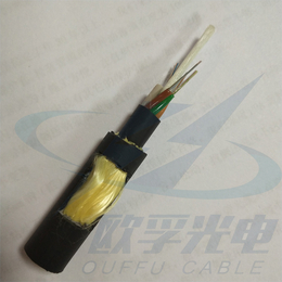 沈阳欧孚光缆厂家ADSS光缆  12芯单模自承式电力架空光缆